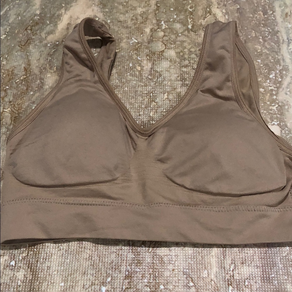 Genie Bra Wireless Bralette in Taupe
